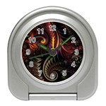 fractal  Travel Alarm Clock Front