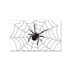 Spider Web Sticker Rectangular (10 Pack) by Azkajaya