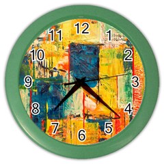 Wall Art Color Wall Clock by Azkajaya