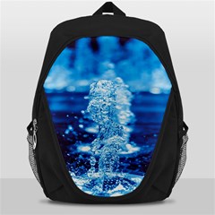 Water Blue Wallpaper Backpack Bag by Azkajaya