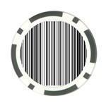 Barcode Pattern Poker Chip Card Guard (10 pack) Front