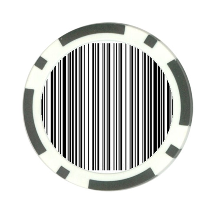 Barcode Pattern Poker Chip Card Guard (10 pack)