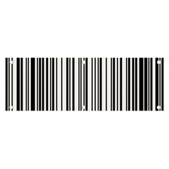 Barcode Pattern Banner And Sign 6  X 2  by Ket1n9