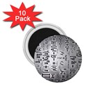 Science Formulas 1.75  Magnets (10 pack)  Front