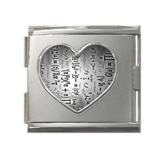 Science Formulas Mega Link Heart Italian Charm (18mm) by Ket1n9