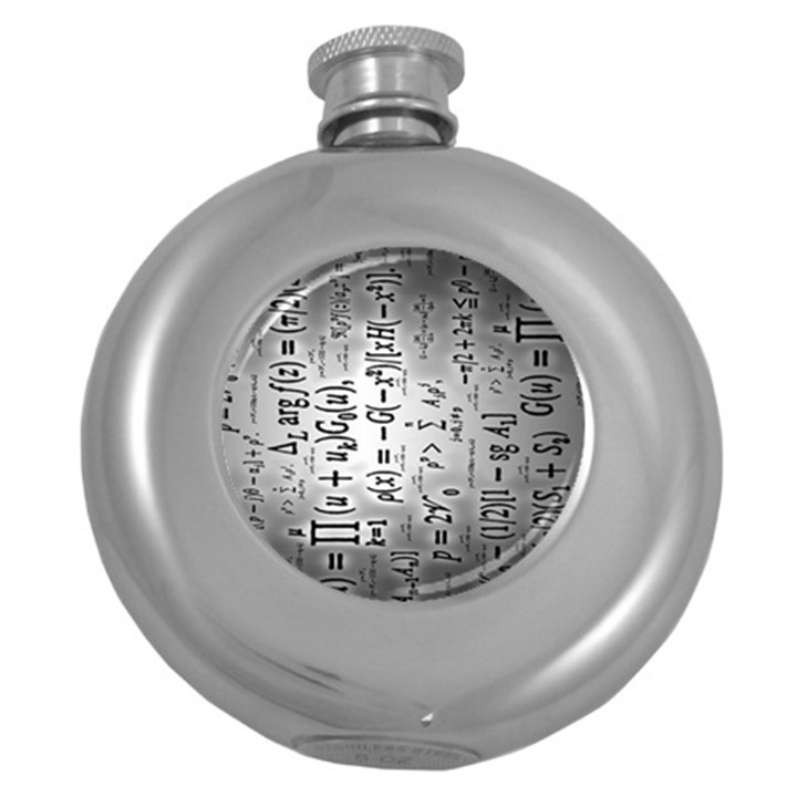 Science Formulas Round Hip Flask (5 oz)