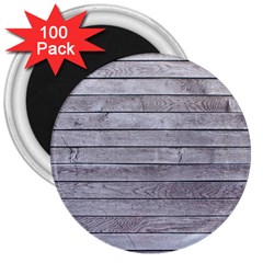 Wood Wooden Wall Wooden Boards Wall Boards Wall 3  Magnets (100 Pack) by Azkajaya