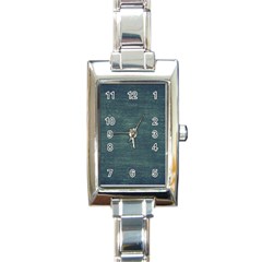 Wooden Wall Rectangle Italian Charm Watch by Azkajaya