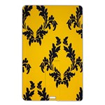 Yellow Regal Filagree Pattern Name Card Style USB Flash Drive Front