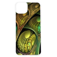 Psytrance Abstract Colored Pattern Feather Iphone 15 Pro Tpu Uv Print Case by Ket1n9