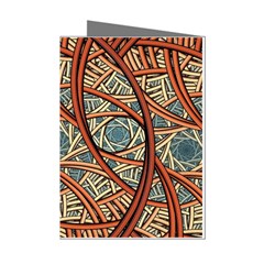 One Church Window Apophysis Art Fractal Mini Greeting Cards (pkg Of 8) by Loisa77