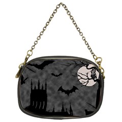 Halloween Background Halloween Scene Chain Purse (two Sides) by Ket1n9