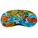 World Map Sleep Mask Front