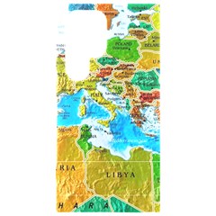 World Map Samsung Galaxy S24 Ultra 6 9 Inch Black Tpu Uv Case by Ket1n9