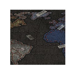 World Map Square Satin Scarf (30  X 30 ) by Ket1n9