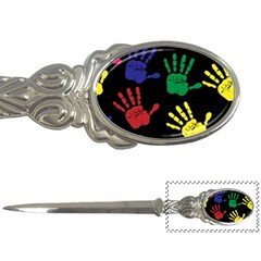 Handprints Hand Print Colourful Letter Opener by Apen