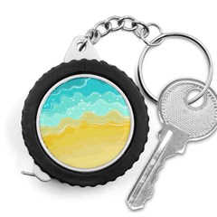 Abstract Background Beach Coast Measuring Tape by anzea