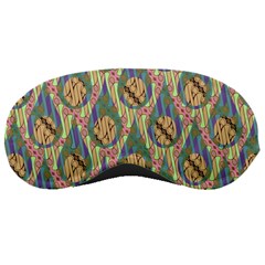 Tribal Background Boho Batik Sleep Mask by anzea