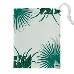 Illustrations Foliage Background Border Drawstring Pouch (4xl) by anzea