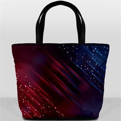 Illustrations Space Purple Bucket Bag by anzea