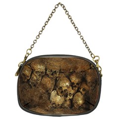 Skull Texture Vintage Chain Purse (two Sides) by anzea