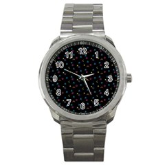 Abstract Texture Sport Metal Watch by anzea