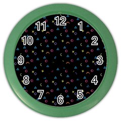 Abstract Texture Color Wall Clock by anzea