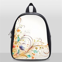 Flower Blau School Bag (small) by 2607694c