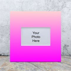 Gradient Pink - Pastel Yellow Pink Rosa White Box Photo Frame 4  X 6  by 2607694c