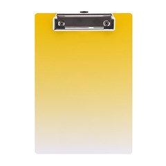 Gradient  Green, Yellow A5 Acrylic Clipboard by 2607694c