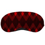 muster rot schwarz Sleep Mask Front