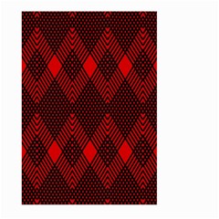 Muster Rot Schwarz Large Garden Flag (two Sides) by 2607694c