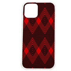 Muster Rot Schwarz Iphone 12 Pro Max Tpu Uv Print Case by 2607694c