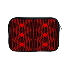 Pattern Black Red Apple Ipad Mini Zipper Cases by 2607694c