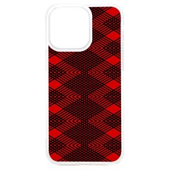 Pattern Black Red Iphone 15 Plus Tpu Uv Print Case by 2607694c