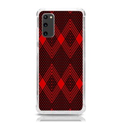 Pattern Red Black, Samsung Galaxy S20 6 2 Inch Tpu Uv Case by 2607694c