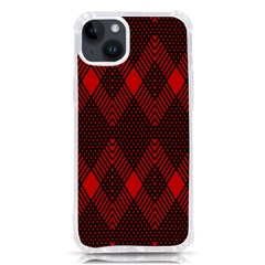 Pattern Red Black, Iphone 14 Plus Tpu Uv Print Case by 2607694c