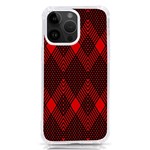 pattern red black, iPhone 14 Pro Max TPU UV Print Case Front