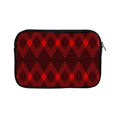 Pattern, Red, Black,  Apple Ipad Mini Zipper Cases by 2607694c