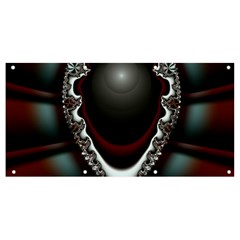 Fractal Eye Banner And Sign 8  X 4  by dedoma