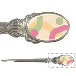 Line Pattern Dot Letter Opener Front