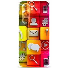 Colorful 3d Social Media Samsung Galaxy S24 Plus 6 7 Inch Black Tpu Uv Case by Ket1n9