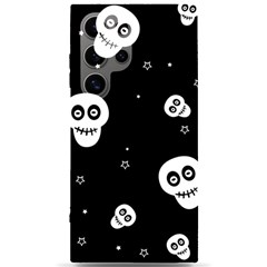 Skull Pattern Samsung Galaxy S24 Ultra 6 9 Inch Black Tpu Uv Case by Ket1n9