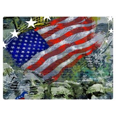 Usa United States Of America Images Independence Day Premium Plush Fleece Blanket (extra Small) by Ket1n9