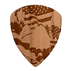 United States Of America Images Independence Day Wood Guitar Pick (set Of 10) by Ket1n9