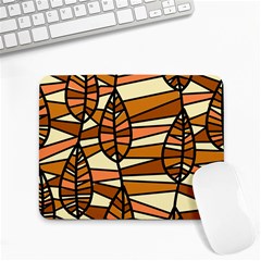 Autumn Leaf Mosaic Seamless Small Mousepad by Hannah976