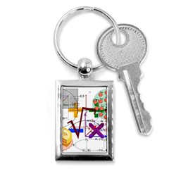 Mathematics Formula Physics School Key Chain (rectangle) by Bedest