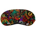 Cute Cartoon Doodle Sleep Mask Front