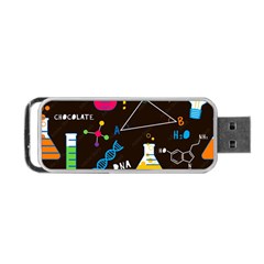 Science Lesson Flat Vector Seamless Pattern Portable Usb Flash (two Sides) by Loisa77