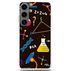 Science Lesson Flat Vector Seamless Pattern Samsung Galaxy S24 Ultra 6 9 Inch Tpu Uv Case by Loisa77